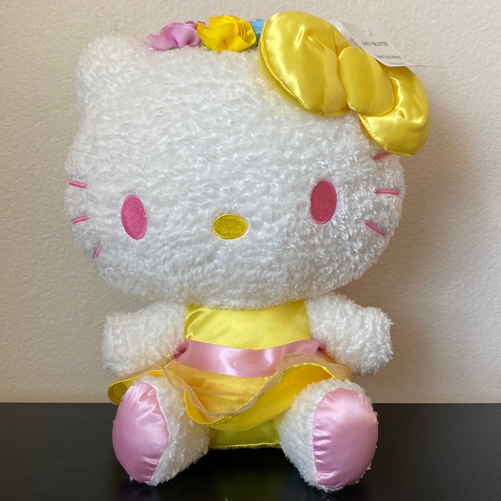 Hello Kitty, about 31cm*15cm, Toy, White&Yellow&Pink